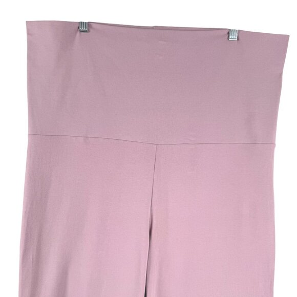 Skims Cotton Blend Jersey Foldover Pants‎ 3X Dusk Stretch Casual NWT PT-2544 - Picture 4 of 11